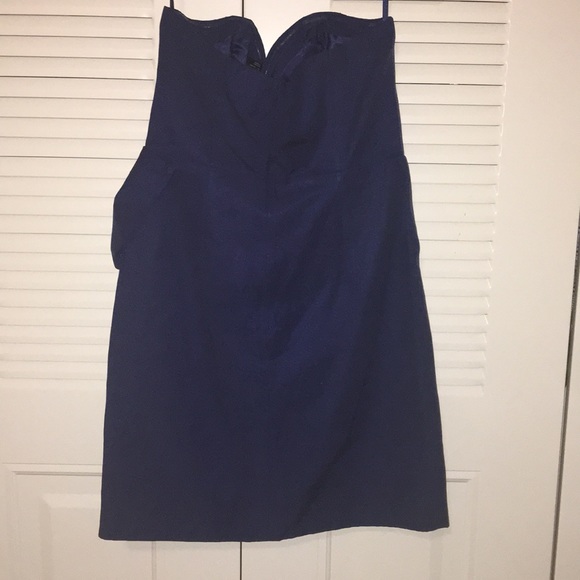 H&M sweetheart Strapless dress with bow detail - Picture 4 of 5